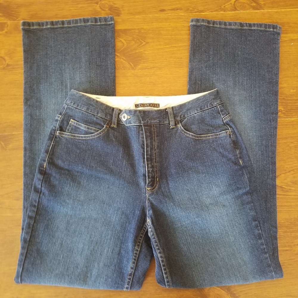 Womens Liz Wear Audra Denim Jeans Sz 8 Bootcut.
